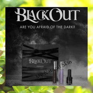 NIB! Farmasi Black Out Set Makeup Lips & Nails